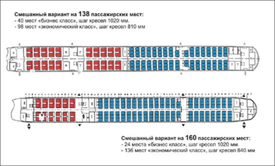 Red wings схема салона